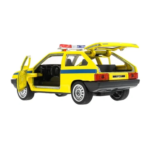 купить Машинка металлическая инерционная Технопарк  LADA-2108 Спутник Полиция, 12 см