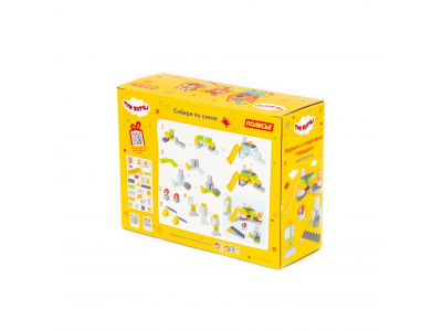 купить Конструктор Полесье "Макси" - "Три кота. Коржик и спортивная площадка", 37 эл.