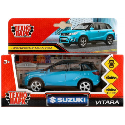 купить Технопарк, Машина металлическая - SUZUKI VITARA S 2015 (12 см, инерционная, синяя), VITARA-12-BUBK