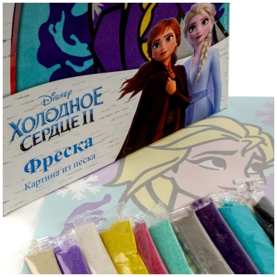 купить Фреска LORI, Картина из песка. Disney. Холодное сердце-2 "Эльза"