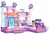купить Sluban, Конструктор - Розовая мечта Сцена с фигурками 176 дет. , M38-B0252