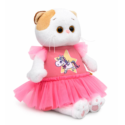 купить Мягкая игрушка Budi Basa  Кошечка Ли-Ли в платье с лошадкой