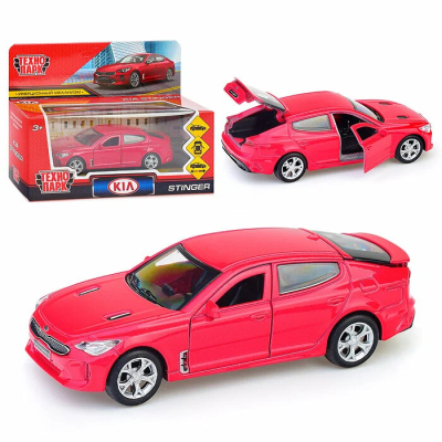 купить Машинка металлическая инерционная Технопарк Kia Stinger 12 см. красная