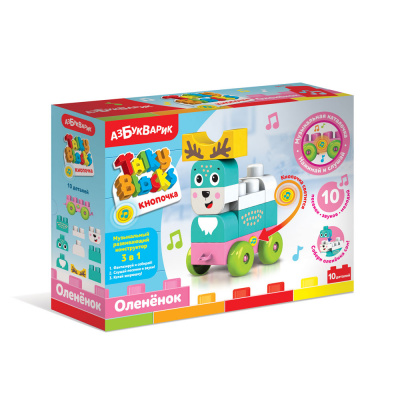 купить Конструктор Олененок (Talky Blocks кнопочка)