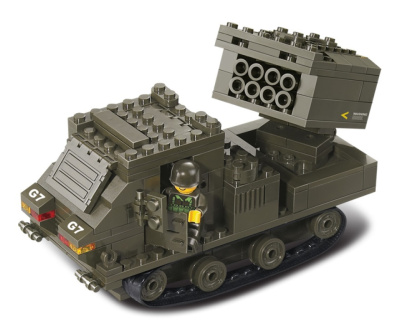 купить Sluban, Конструктор, серия Армия - Танк и Реактивная система залпового огня (403 дет.), M38-B0288