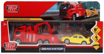 купить Машина Эвакуатор, Технопарк, металлическая с подвижными деталями 11,5 см