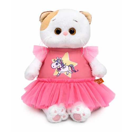 купить Мягкая игрушка Budi Basa  Кошечка Ли-Ли в платье с лошадкой