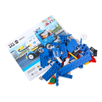 купить Sluban, Конструктор  машина с фигурками, 121 деталь M38-B0781C