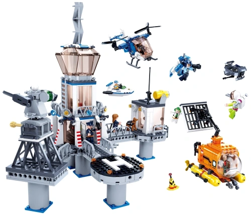 купить Конструктор SLUBAN Полицейский участок 1016деталей M38-B0828