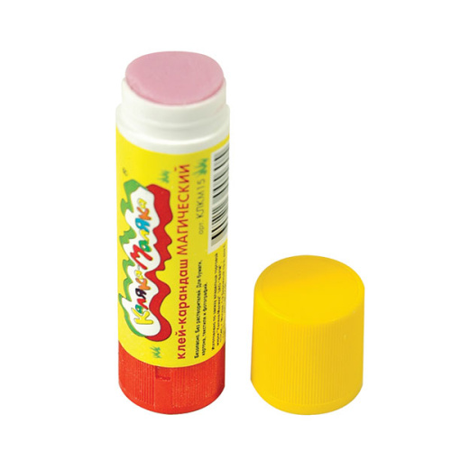 купить Клей-карандаш Каляка-Маляка Магический 15 г для бумаги исчезающий, 822632