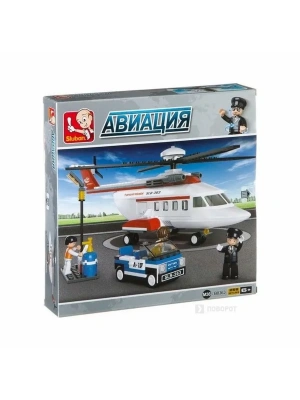 купить Sluban, Конструктор - Вертолет с фигурками, 259 дет., M38-B0363