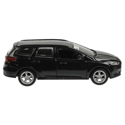 купить Машинка металлическая инерционная Технопарк Ford Focus Turnier 12 см, черная 