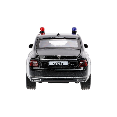 купить Машина металлическая инерционная Технопарк  АУРУС СЕНАТ (13,5 см, свет-звук)  черная