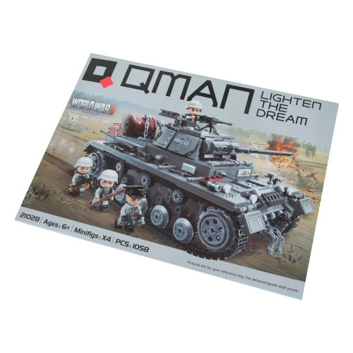 купить Конструктор Qman "Танк" (1058 дет.)