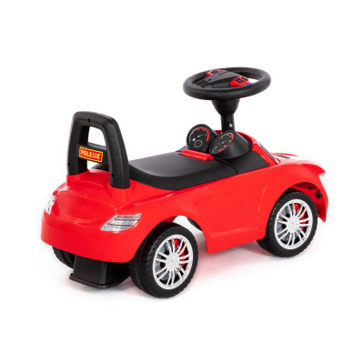 купить Каталка-автомобиль "SuperCar" №1 со звуковым сигналом (красная) 84460