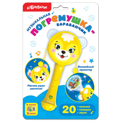 купить Музыкальная погремушка-барабанчик