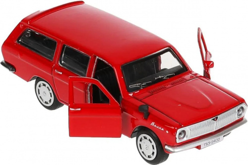 купить Технопарк, Модель мет. ГАЗ -2402 "Волга" (12 см, двери, багажник, инерция, красная), 2402-12-RD