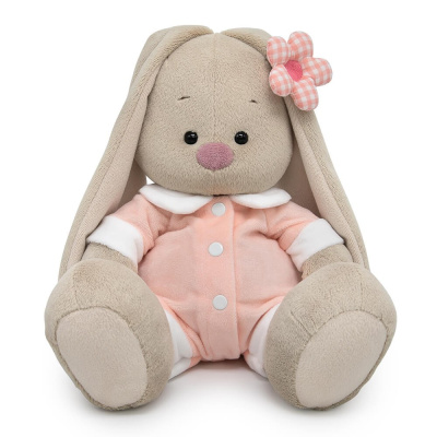 купить Budi Basa, Игрушка мягконабивная Зайка Ми в спальном комбинезоне (большой) 32 см