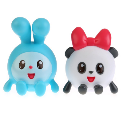 купить Капитошка, Игрушка пластизоль для ванны МАЛЫШАРИКИ (Крошик и Пандочка), LX-ST1710-1712