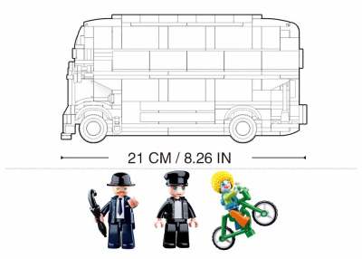 купить Sluban, Конструктор, серия Модели машин - Лондонский автобус  (382 дет), M38-B0708
