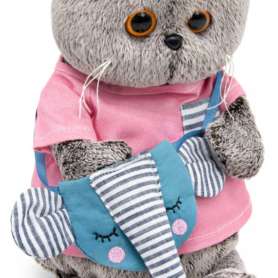 купить Мягкая игрушка Budi Basa, Басик в футболке и с сумочкой - слоник