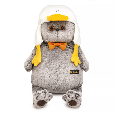 купить Мягкая игрушка Budi Basa Кот Басик в шапке "Гусик"