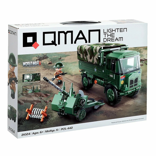купить Конструктор Qman "Военная техника" (442 дет.)