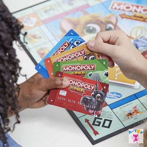 купить Hasbro Monopoly E1842 Настольная игра Монополия Джуниор с карточками