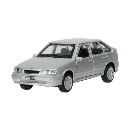 купить Машинка металлическая инерционная Технопарк LADA-2114 "SAMARA" 12 см, серебристая