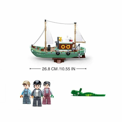 купить Sluban, Конструктор "Рыболовная лодка" (610 дет.)