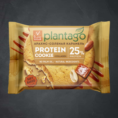 купить Печенье высокобелковое Protein Cookie "Арахис-Солёная карамель" 25% протеина 40 г