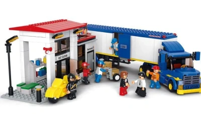 купить Конструктор Большой грузовик, Sluban серия Город, M38-B0318