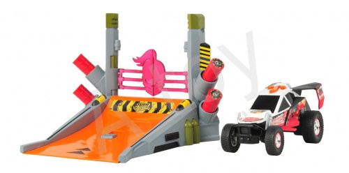 купить Игровой набор Hot Wheels "Безумный трюк" - Запуск огненных ракет со звуком и светом