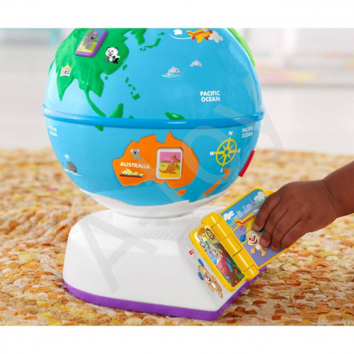 купить Обучающий глобус, Fisher Price (со звуком)
