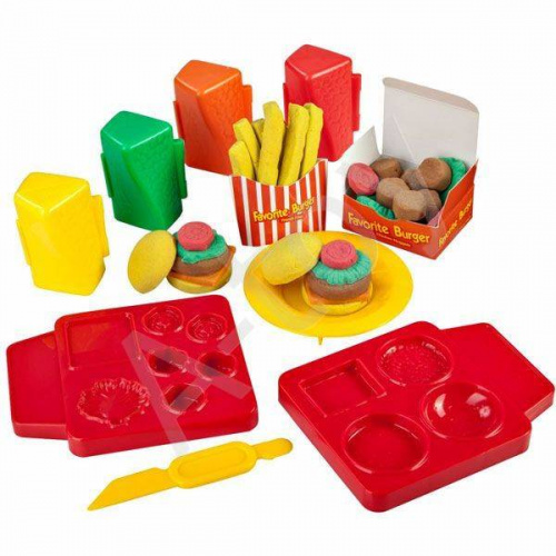 купить Набор для творчества "Бургер" и "Мороженое" Делюкс-масса для лепки