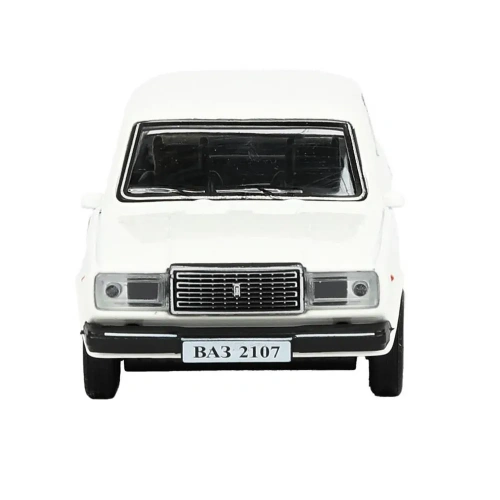 купить Машинка металлическая инерционная Технопарк ВАЗ-2107, 12 см,  белая
