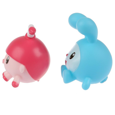 купить Капитошка, Игрушка пластизоль для ванны Малышарики Крошик+Нюшенька, LX-ST1710-1708