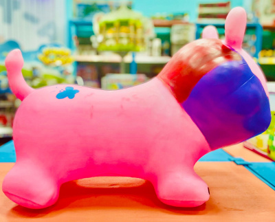 купить Симбат, Игрушка-прыгун Львёнок (розовый), 2304-1500-LEV-роз