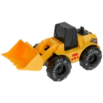 купить Технопарк Бульдозер, Пластиковый жёлтый, 23 см, 1811A431-R-BULLDOZER