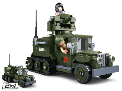 купить Конструктор Sluban "Боевой грузовик" (2в1) (243 дет), M38-B0685