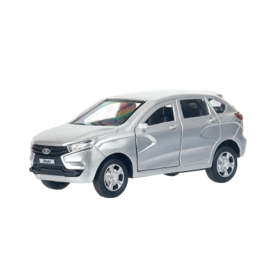 купить Машинка металлическая инерционная Технопарк  LADA XRAY серебристая,  12 см