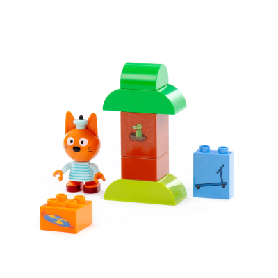 купить Конструктор Полесье "Макси" - "Три кота. Коржик на прогулке", 8 эл.