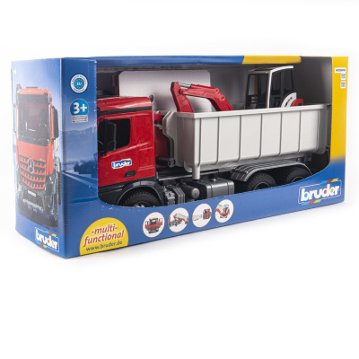 купить Машина Bruder Mercedes-Benz Самосвал с мини погрузчиком 03-624