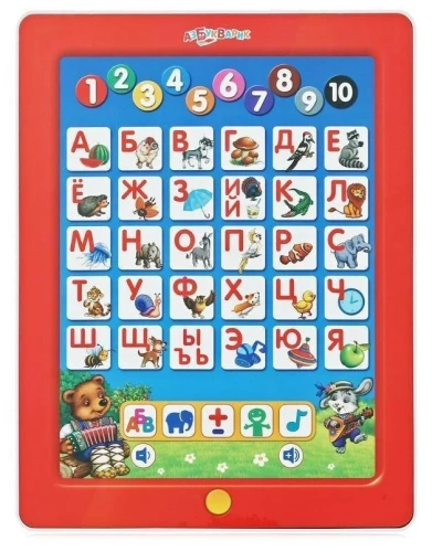 купить Планшет Азбукварик Первые знания. Мишуткин планшетик