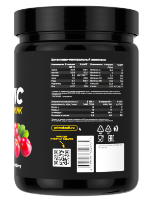 купить Изотонические смеси Prime Kraft Isotonic (750 г) Клюква