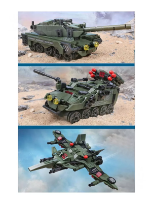 купить Конструктор Qman "Танковый бой" (329 эл.)