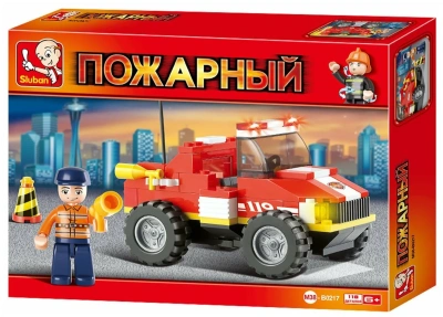 купить Конструктор Джип, Sluban серия Пожарные спасатели, M38-B0217