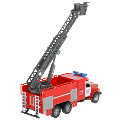 купить Технопарк, Пожарная машина Урал Next, металл, 16 см, URALNEXT-16-FIR