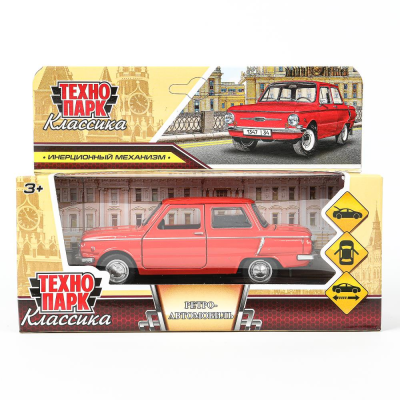 купить Машина металлическая инерционная Технопарк ретро-модель 12 см, красная