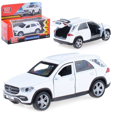 купить Технопарк, Машина металлическая - MERCEDES-BENZ GLE 2018 (12 см, инерционная, белая), GLE-12-WH